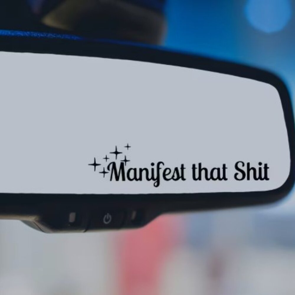 NEW Manifest That * ish Sticker - Medium - White or Black